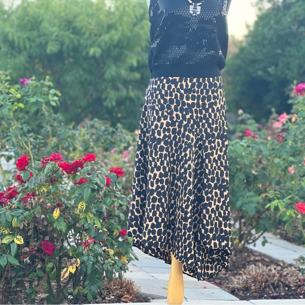 WHO WHAT WEAR leopard print midi skirt|10 - Picture 6 of 9